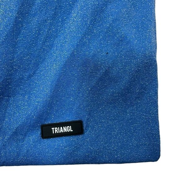 TRIANGL Swimwear Riverside Blue Glitter Drawstring Dust Bag - Picture 4 of 4